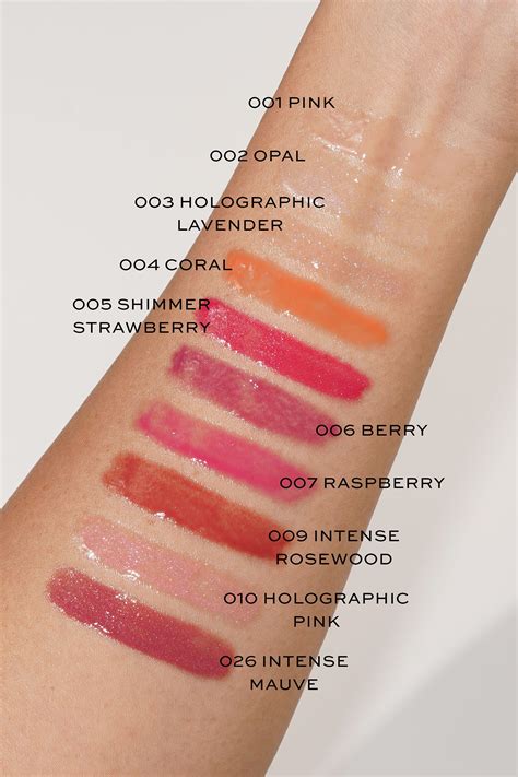 dior addict lip balm 003|Dior lip gloss color chart.